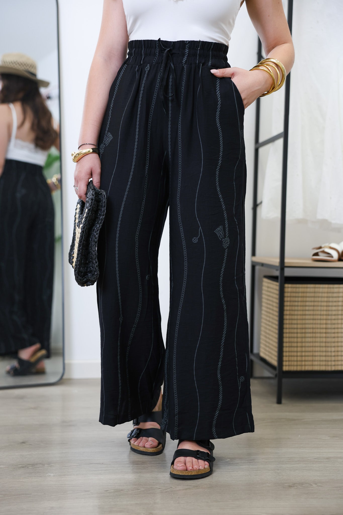 Pantalone Riviera nero