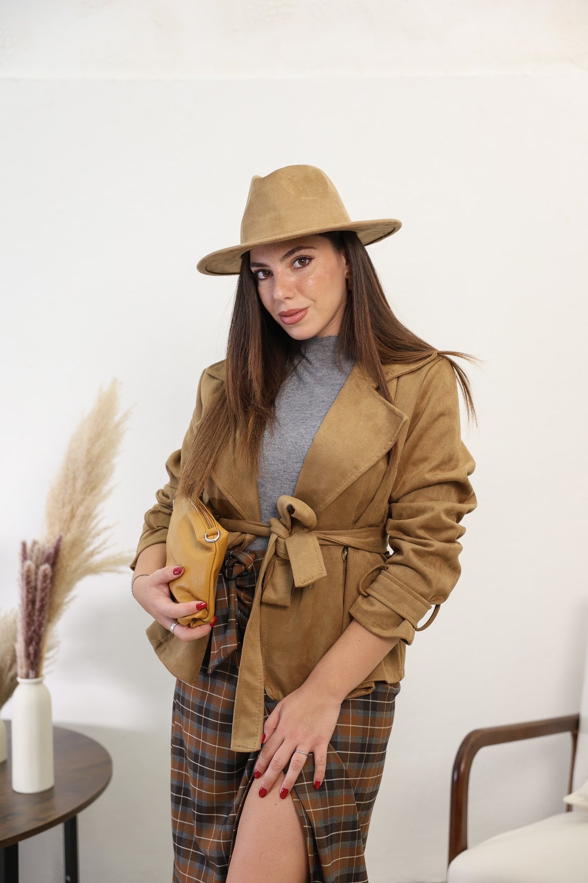 Trench camoscio