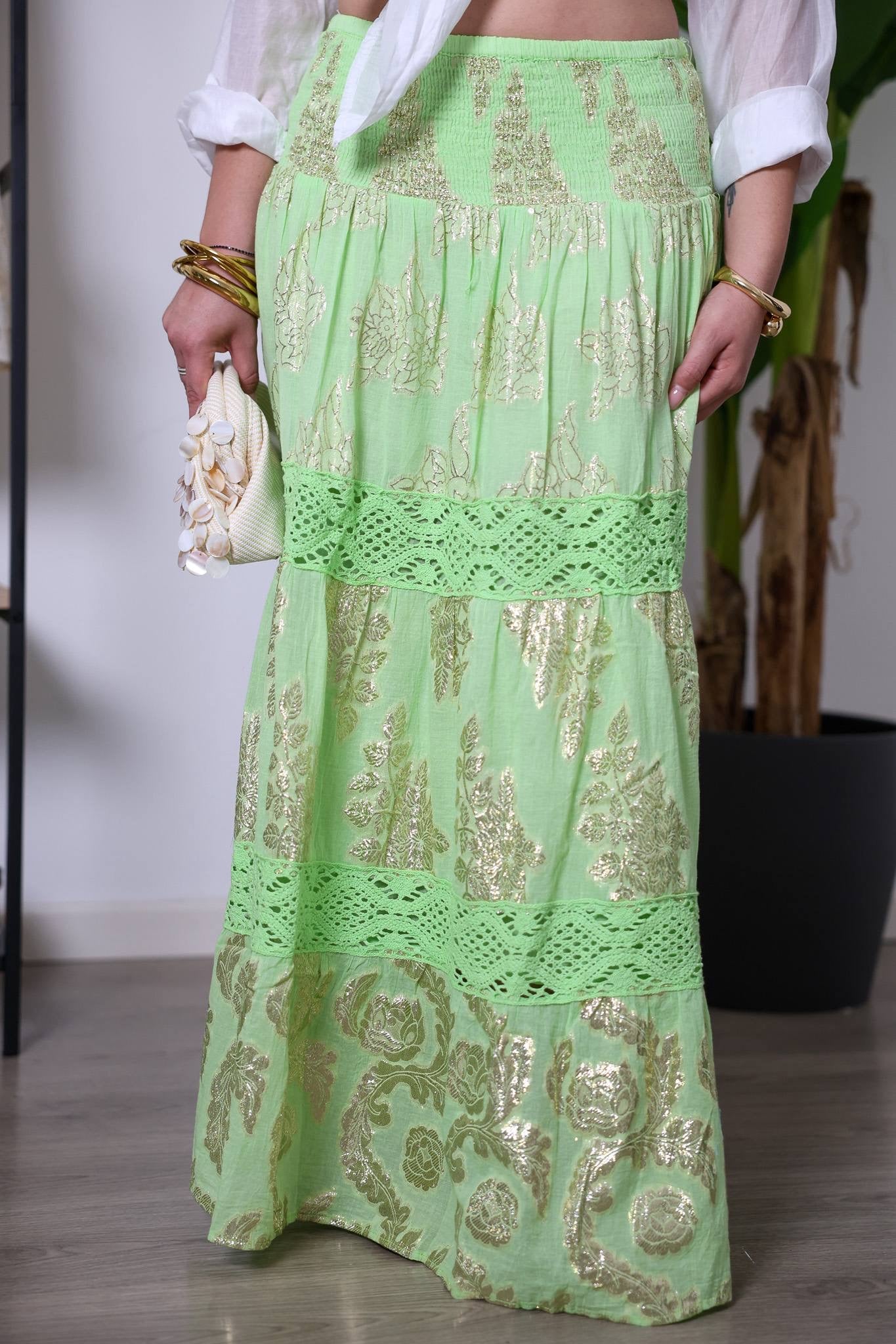Gonna gitana verde
