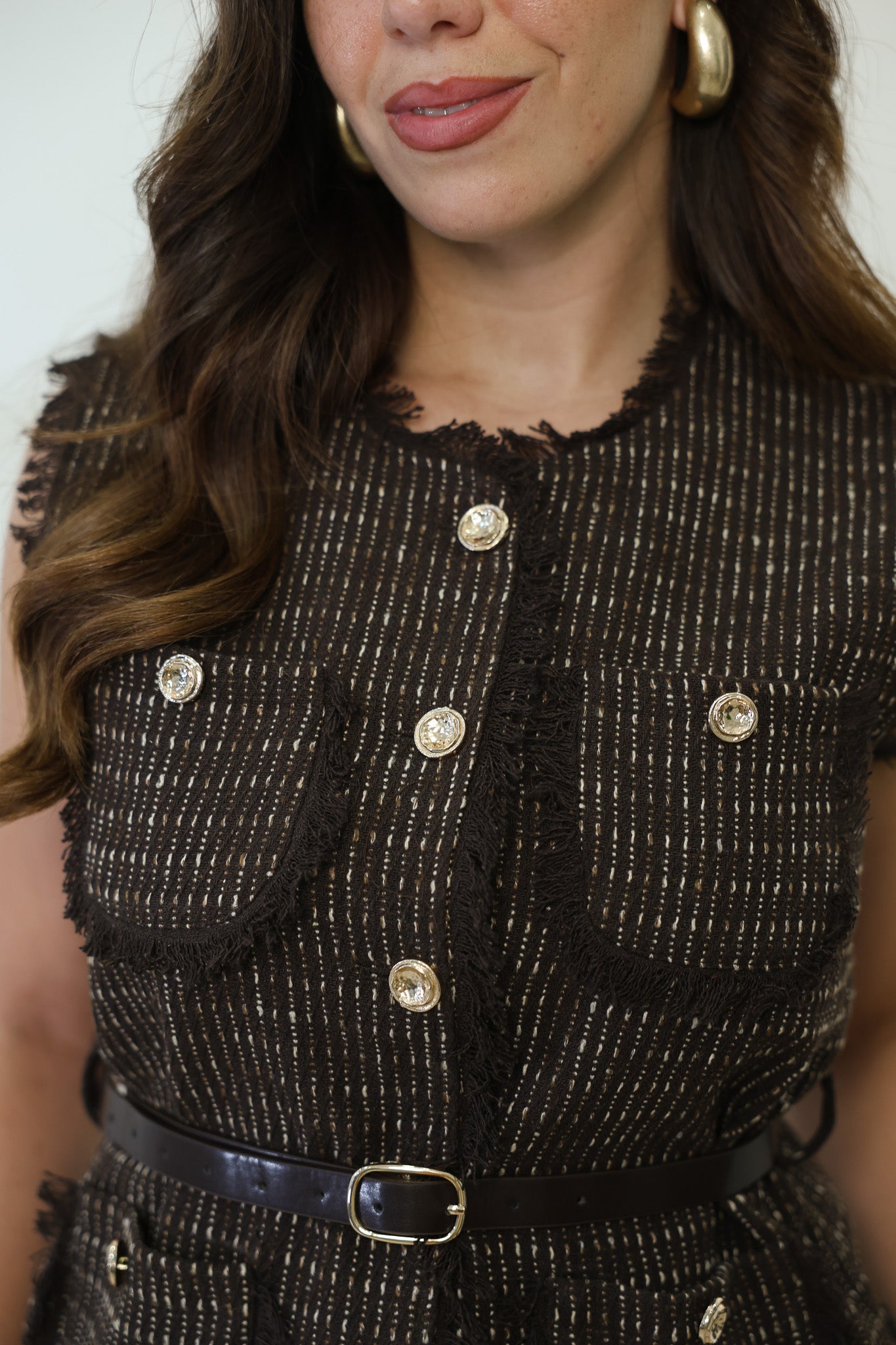 Gilet tweed