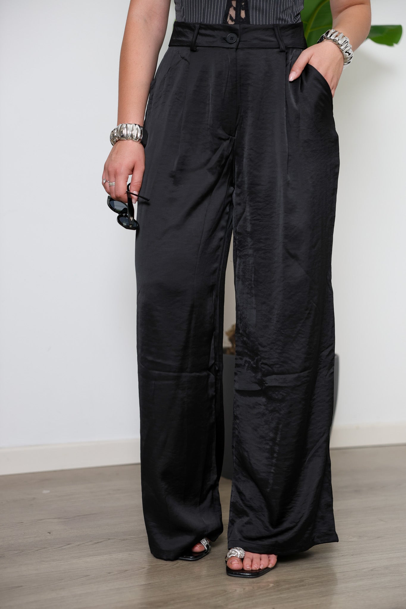 Pantalone Paris satin
