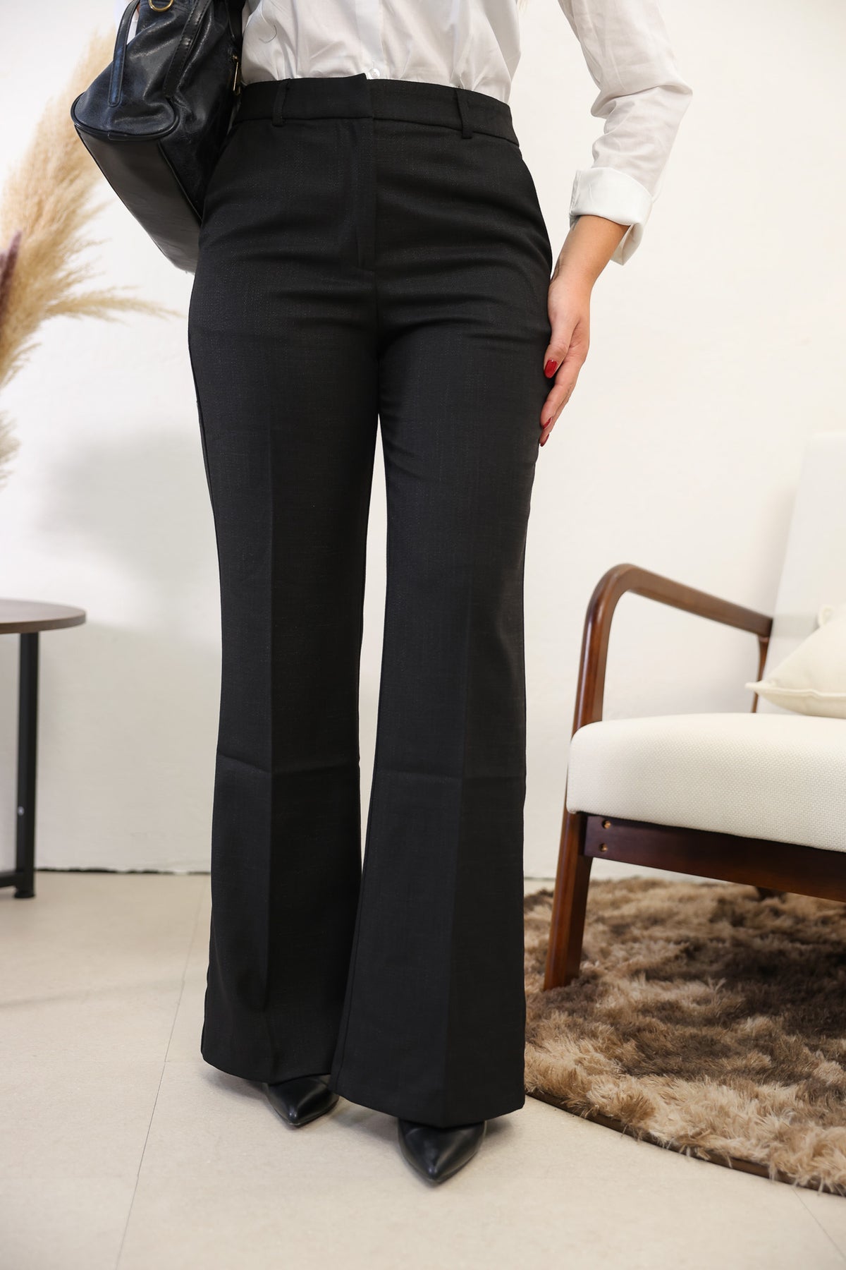 Pantalone Melange nero