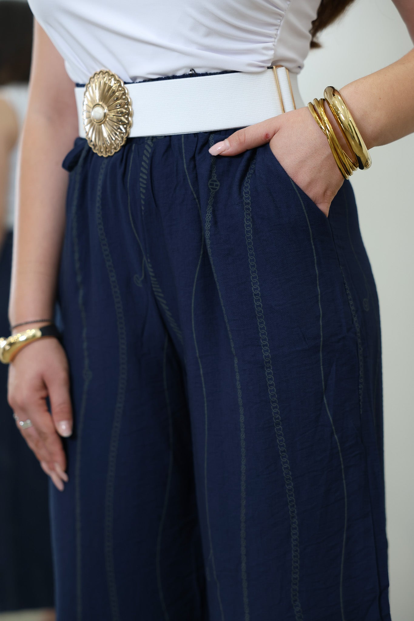 Pantalone Riviera blu