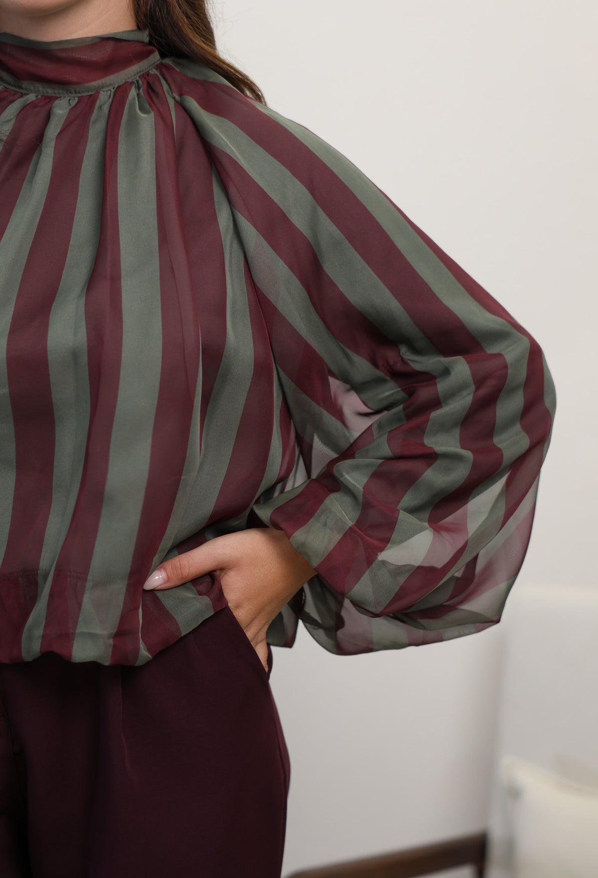 Camicia fantasia righe