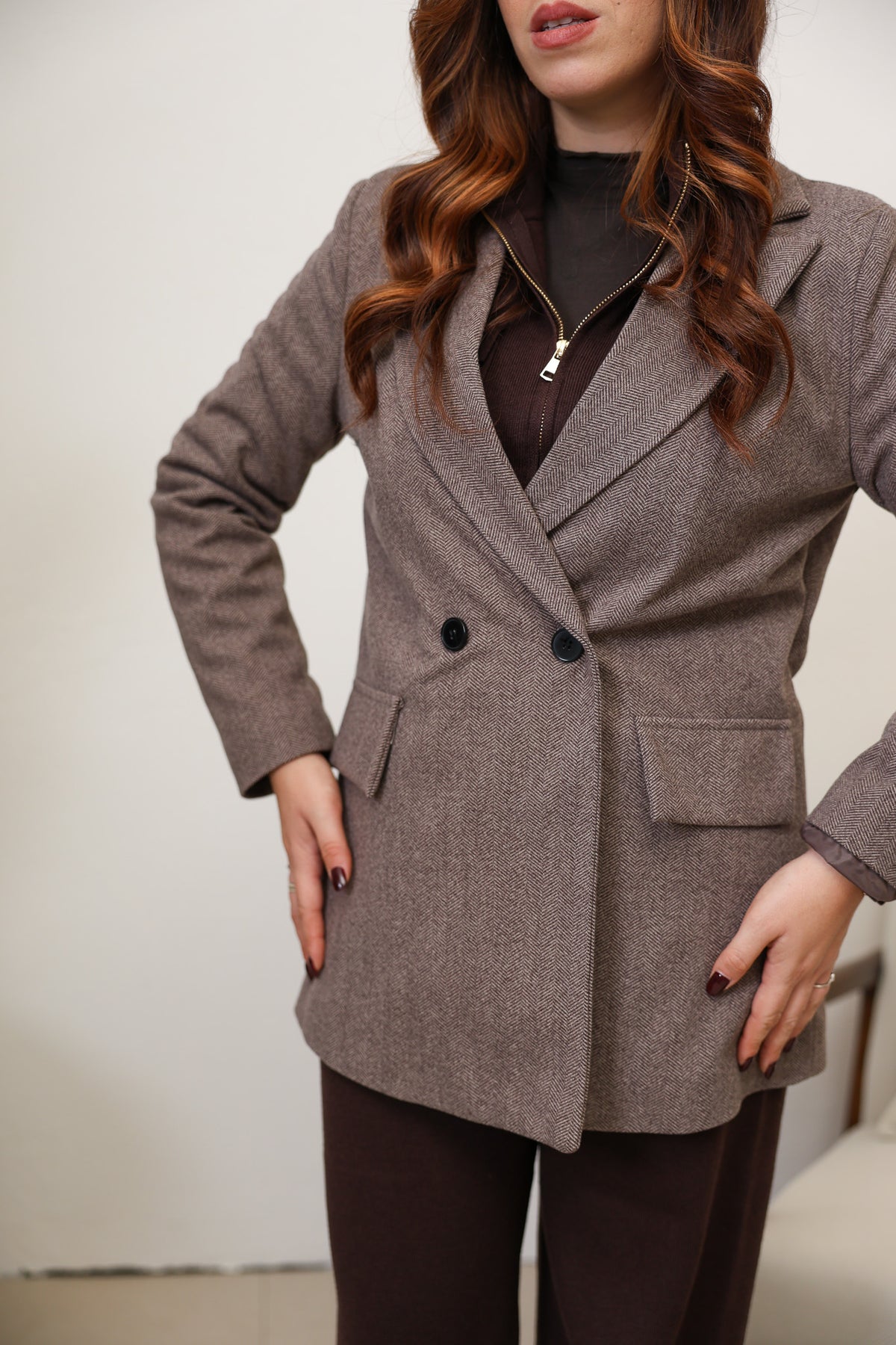 Blazer spigato