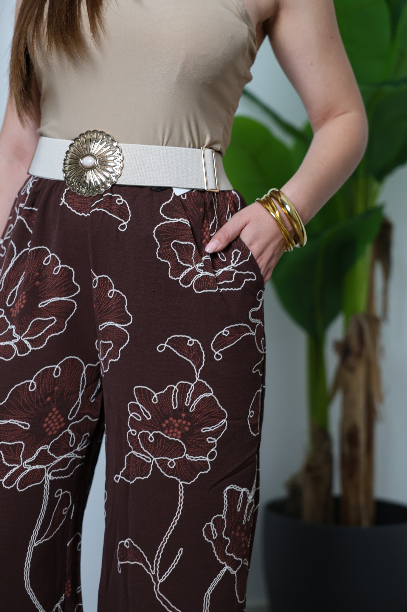 Pantalone Elisa marrone