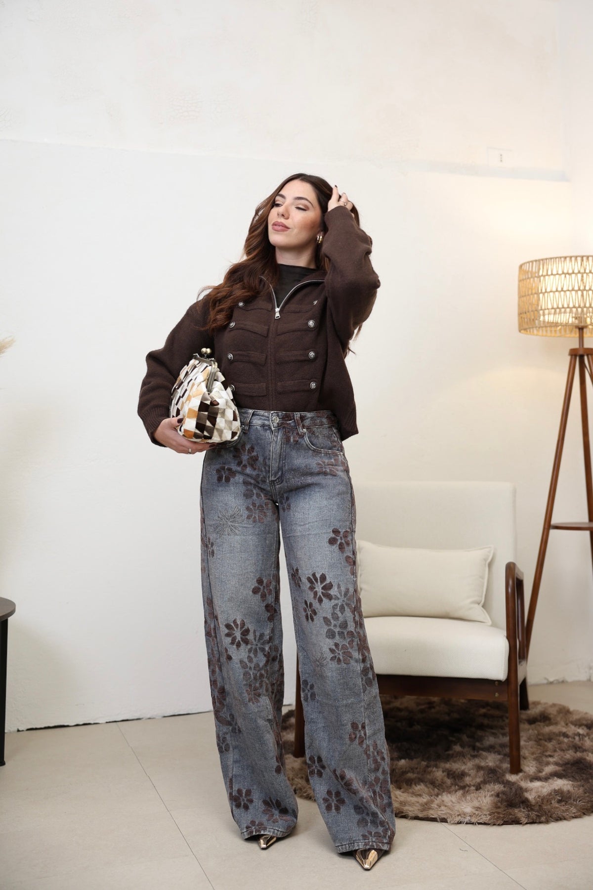 Jeans flower