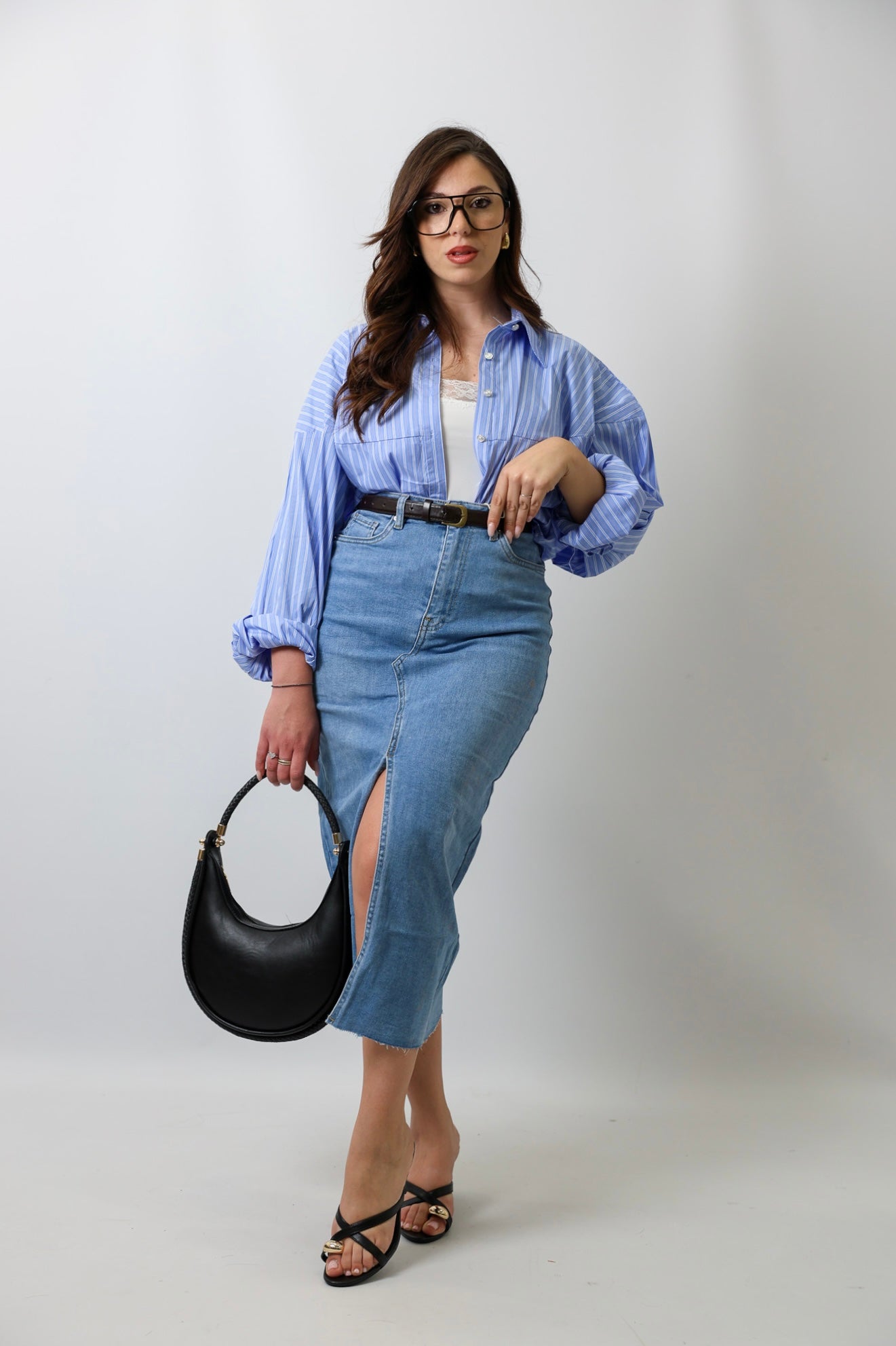 Gonna blue jeans 7992