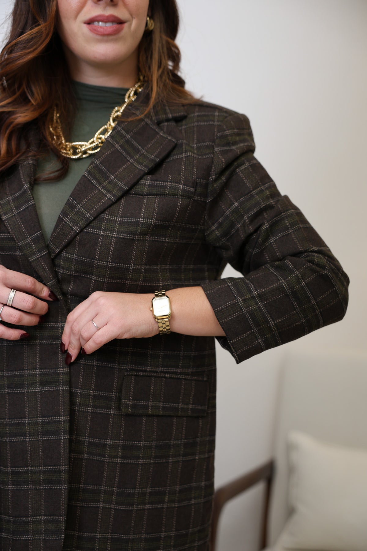 Blazer quadri