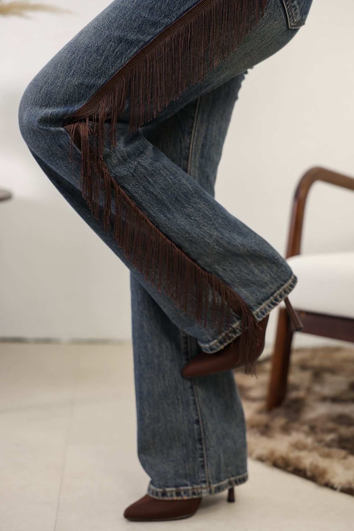 Jeans frange
