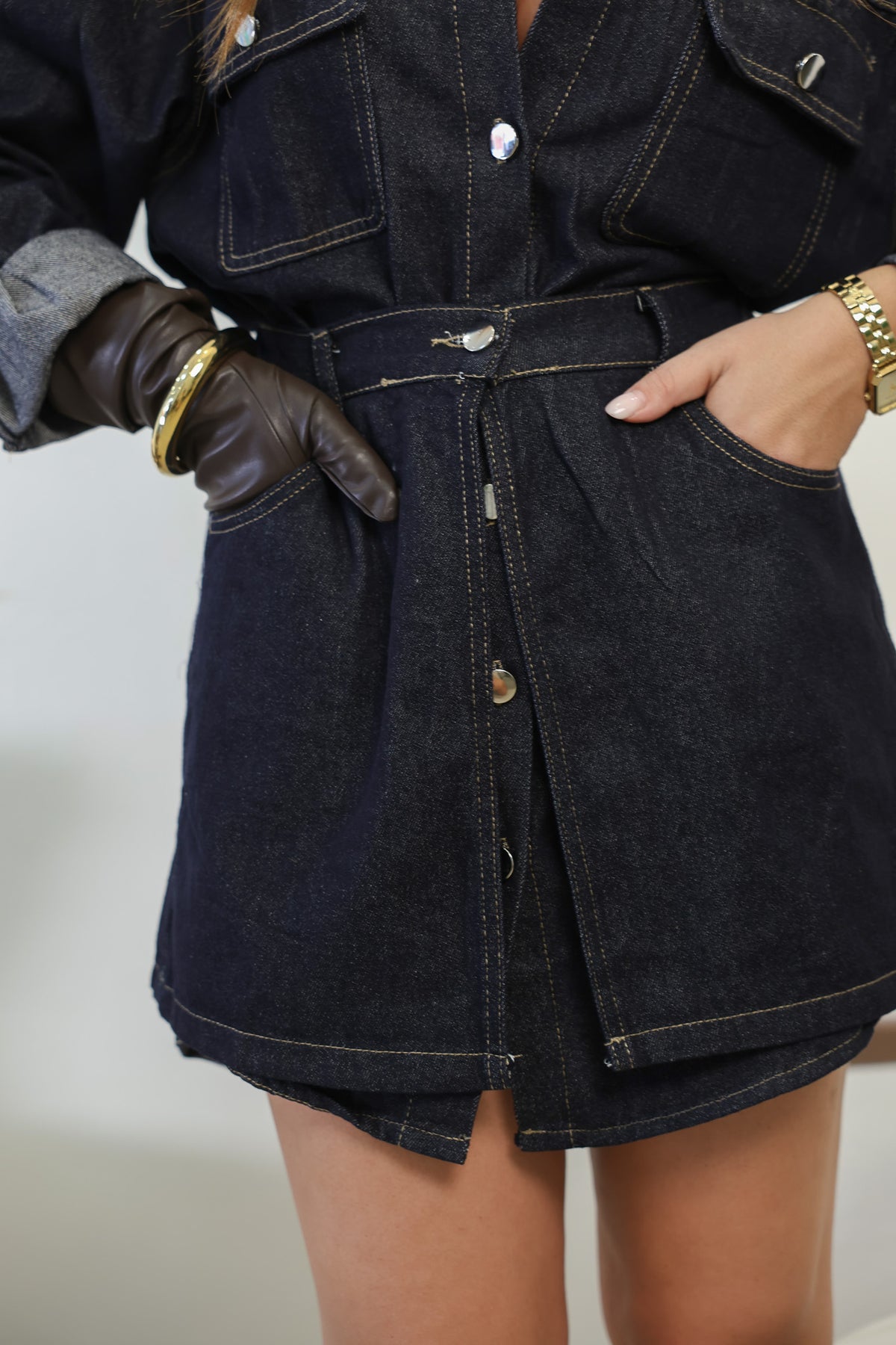Camicione Denim