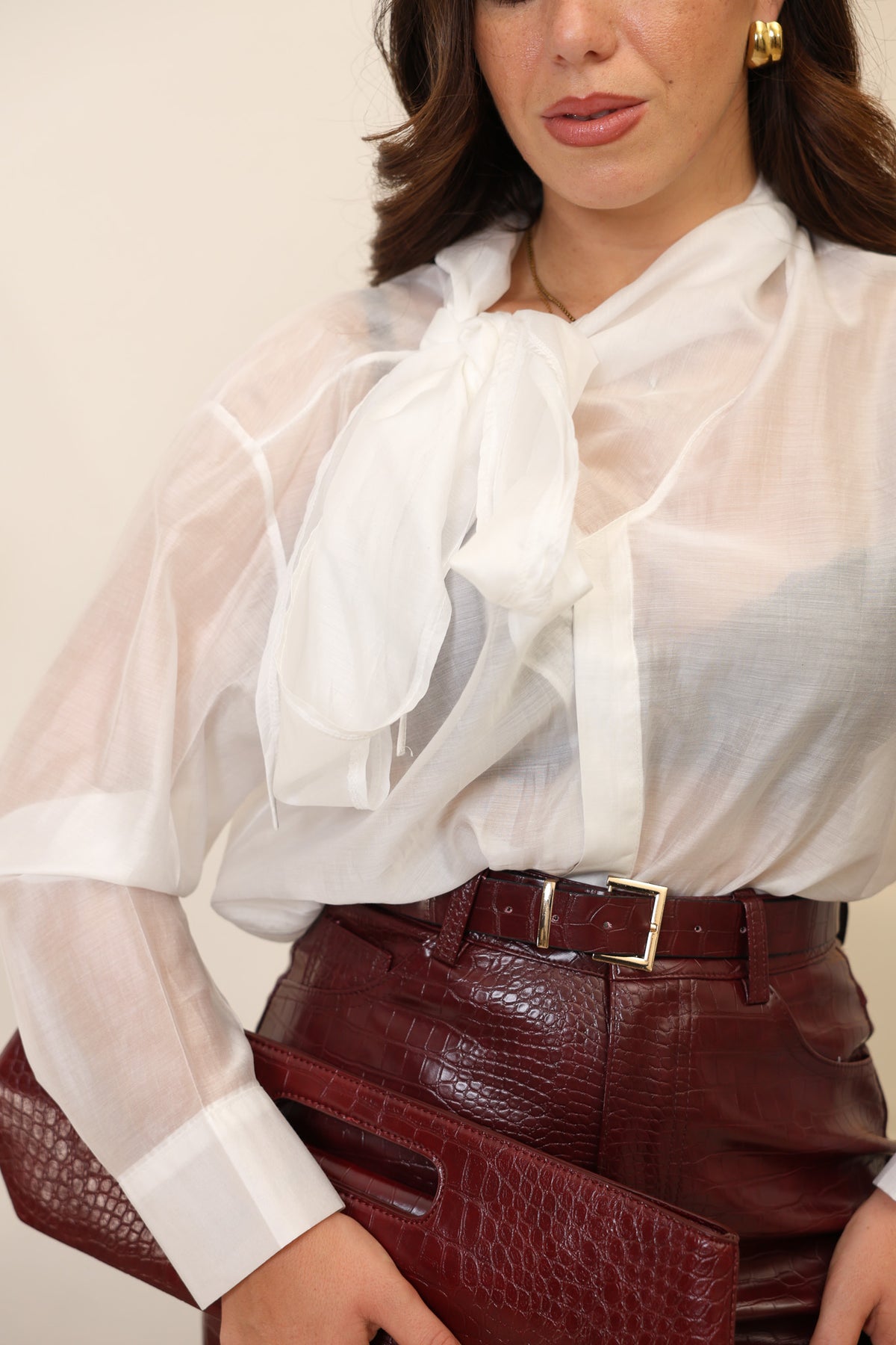 Camicia fiocco
