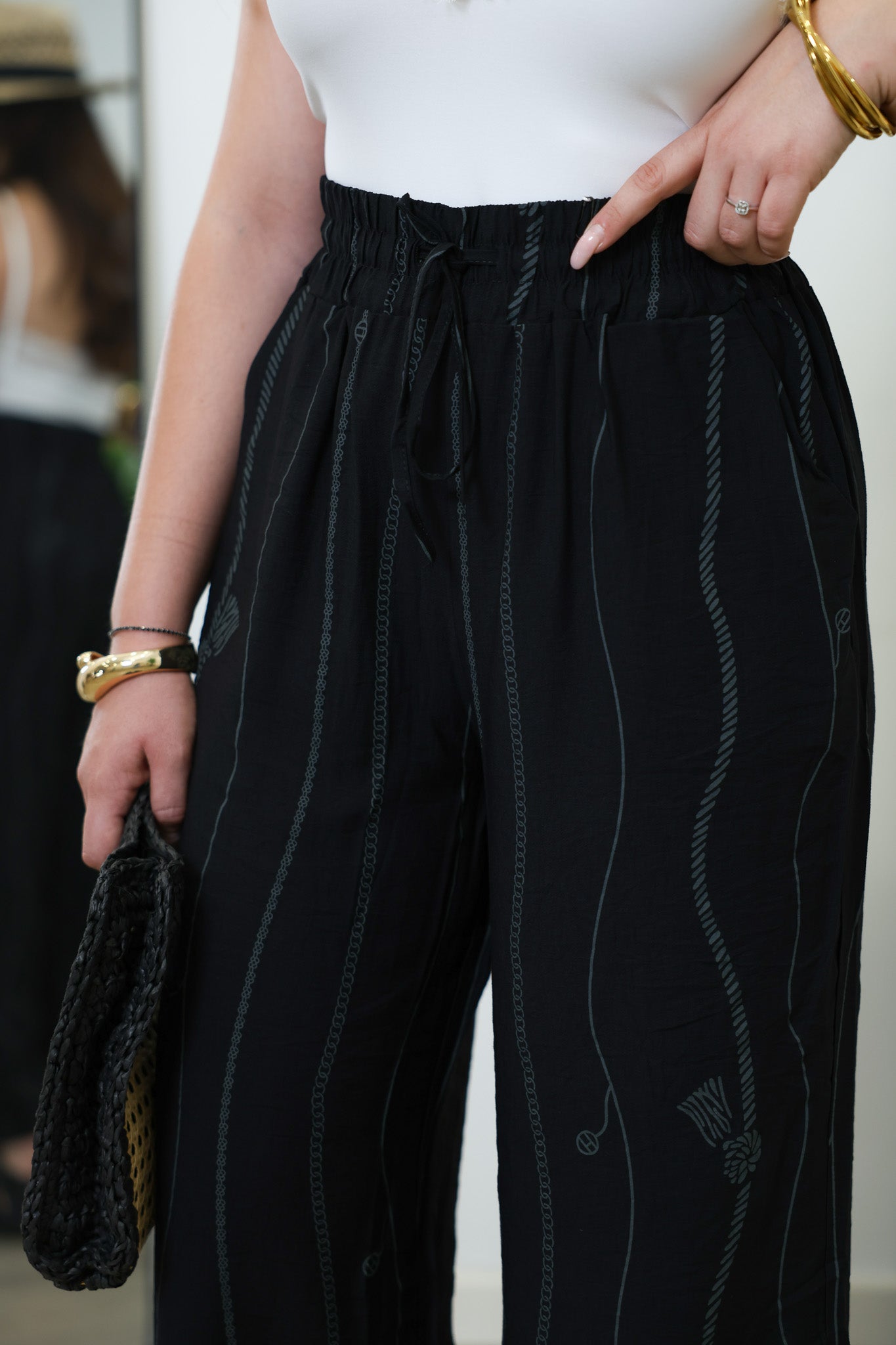 Pantalone Riviera nero