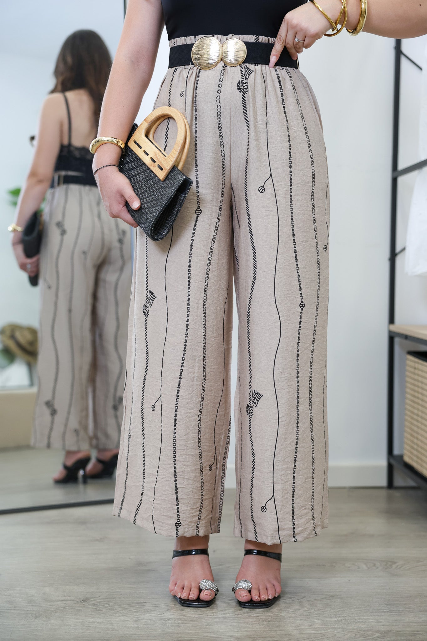 Pantalone Riviera beige