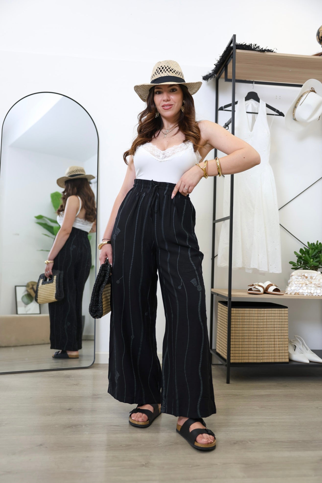 Pantalone Riviera nero